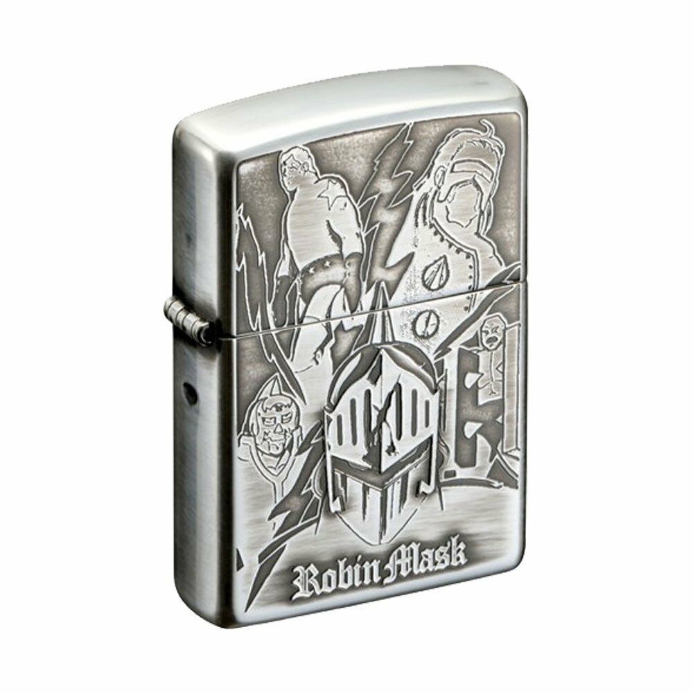 Zippo Kinnikuman Robin Mask Japanese Anime Silver Plating Japan Limited