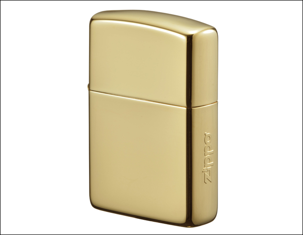 Zippo Armor Case Side Logo 23K Gold 1μ Plating Japan Limited Oil Lighter