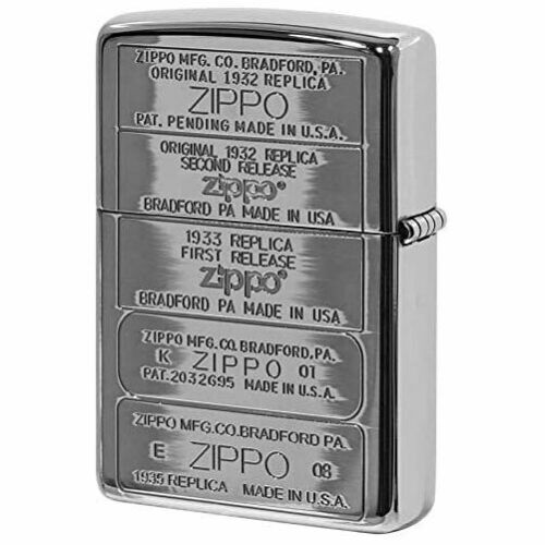 Zippo Replica 1932 1933 1941 1935 Bottom Code Metal Etching Nickel Japan  Limited Oil Lighter