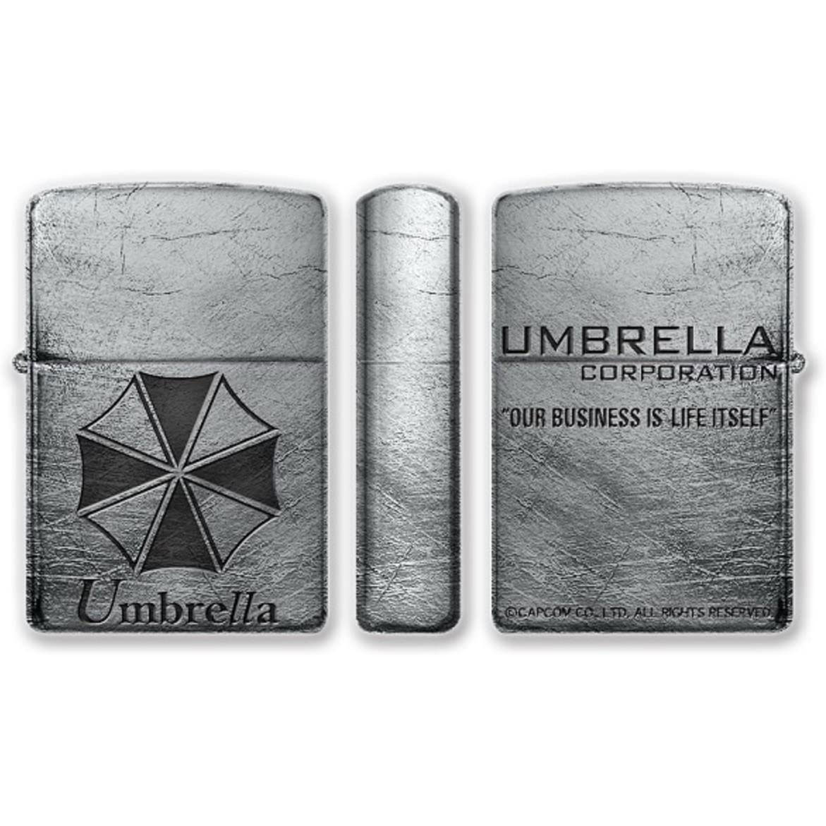 Zippo BIOHAZARD Umbrella 3-sides Etching Used Finish Vintage Feeling Japan Japan Limited Oil Lighter