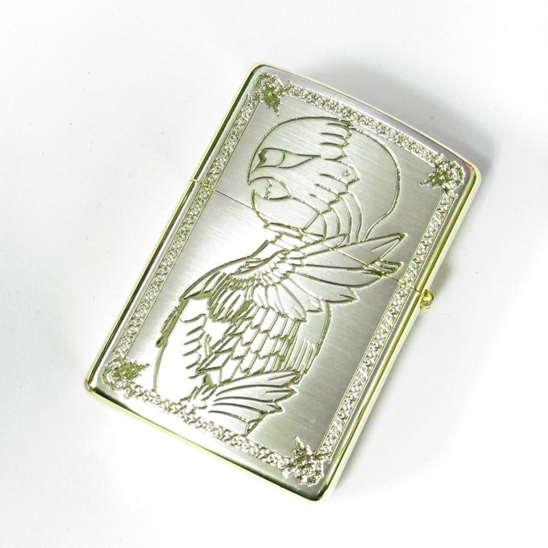 Zippo BERSERK Griffith Both Sides Etching Silver Gold