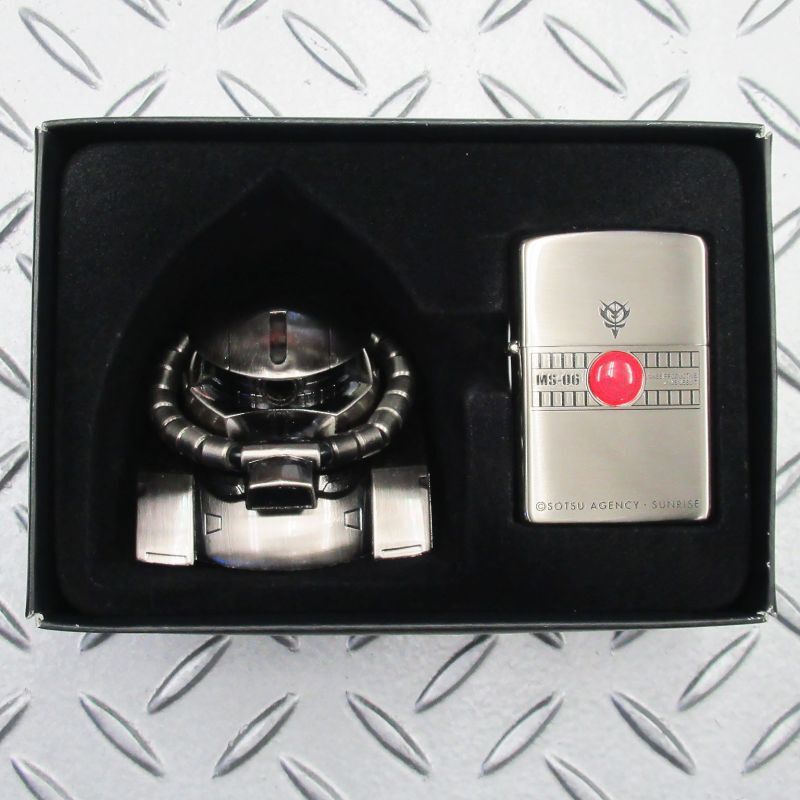 早い者勝ち ZAKU MS-06 ZEON ZIPPO SHILED ガンダム MODEL タバコ ...