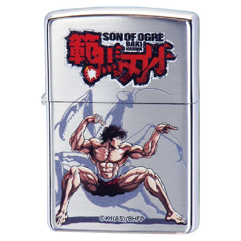 Zippo BAKI Hanma 範馬刃牙 Kanji Praying Mantis Japanese Anime Manga Japan Limited Oil Lighter