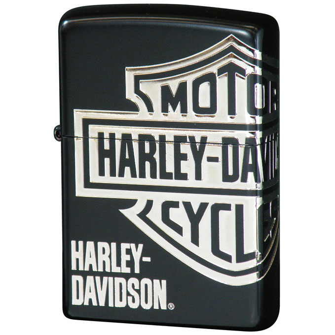 Zippo Harley Davidson Japan Limited Bar Shield 3-sides Etching