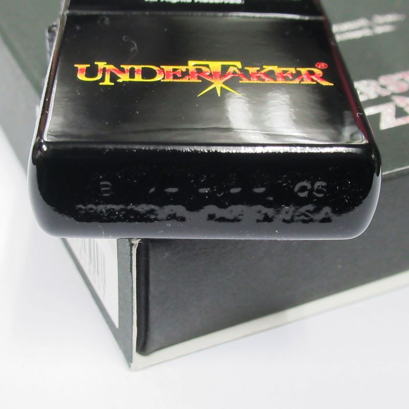 WWE Superstars Original Zippo Undertaker Black Japan Limited Oil Lighter