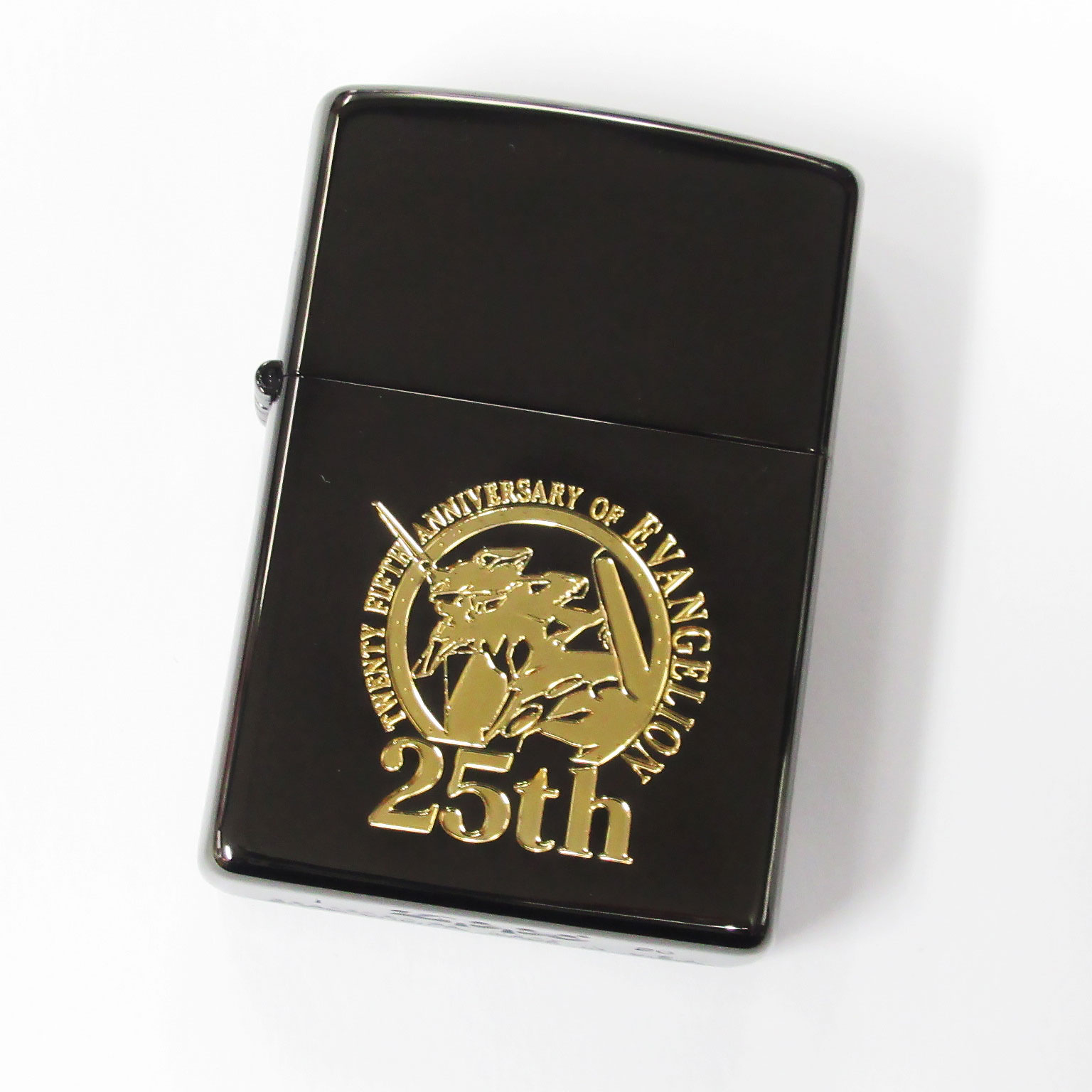 Zippo Evangelion Eva 25th Anniversary Black Gold Japan Limited Japanese Anime Oil Lighter