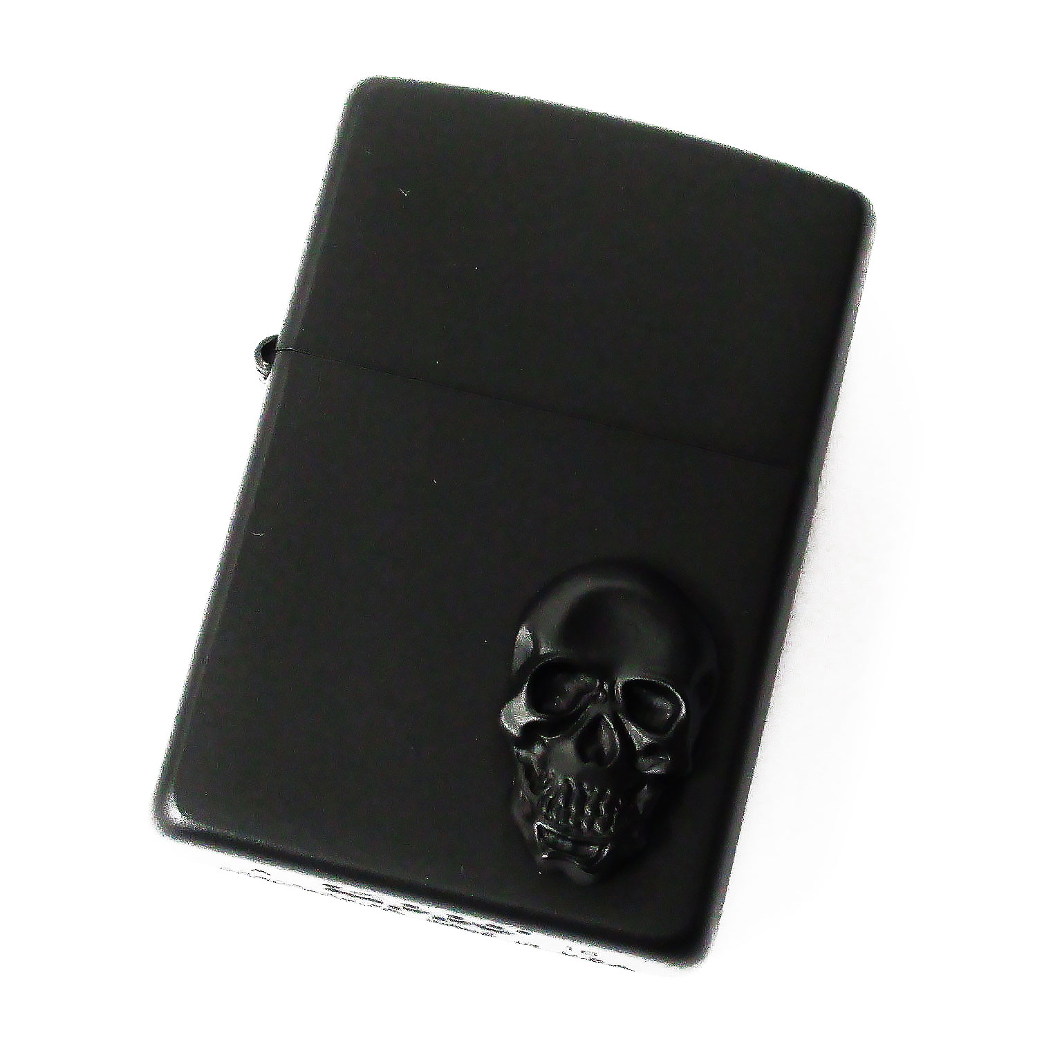 Zippo Gothic Skull Metal Matte Black Plating Japan Limited Oil Lighter