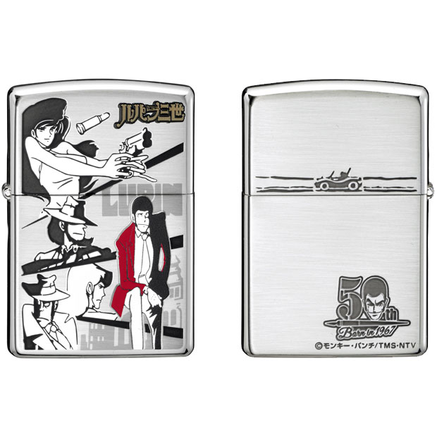 Zippo Lupin the Third Original Manga 50th Anniversary Model Part 2 Both Sides Etching Japan Limited Oil Lighter