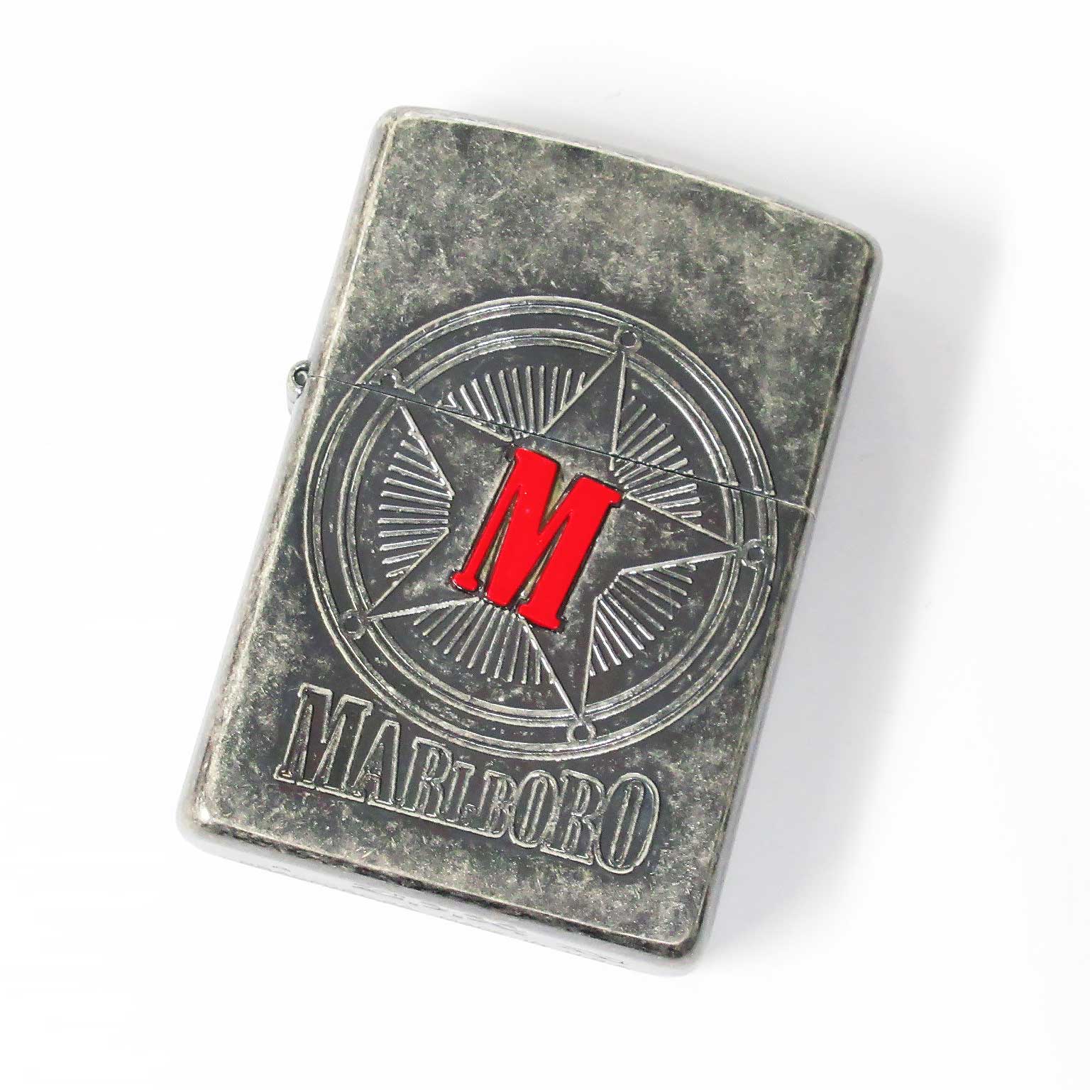 Vintage Zippo Marlboro Etching Barrel Finish 2000 Japan Limited Oil Lighter
