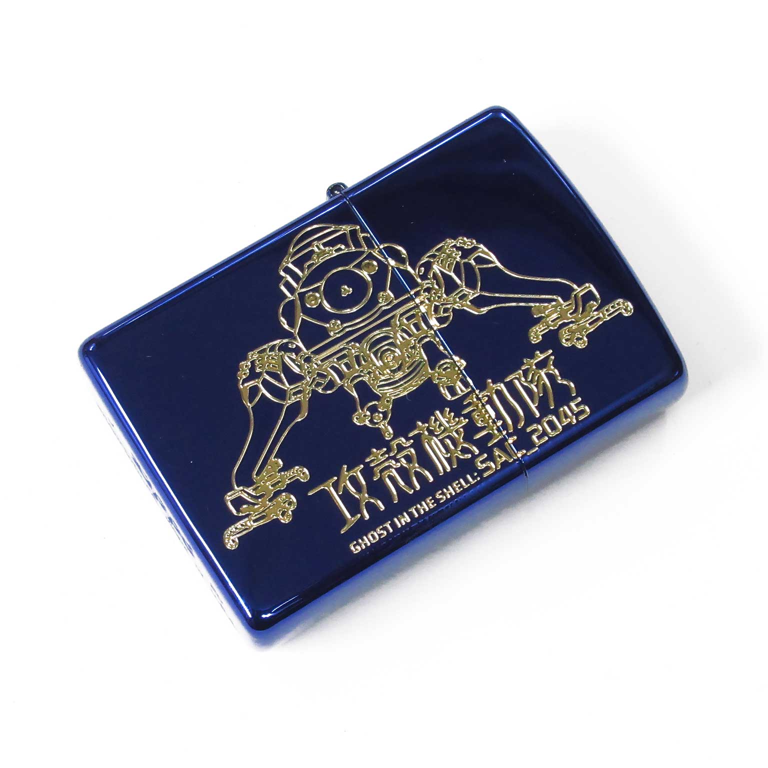 Zippo 攻殻機動隊 GHOST IN THE SHELL SAC 2045 Tachikoma Ion Blue Gold Japan Limited Oil Lighter