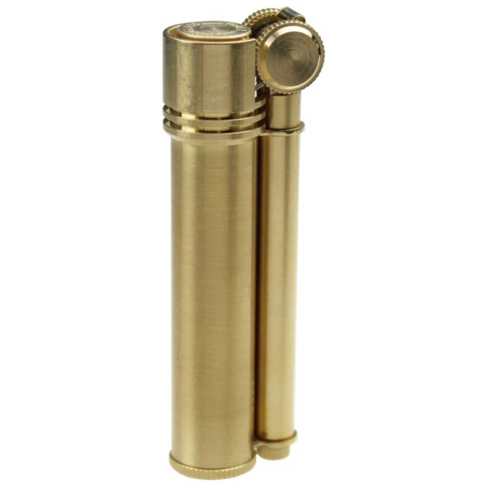 Douglass Field-L Classic Design Cigarette Oil Lighter Brass Made in Japan